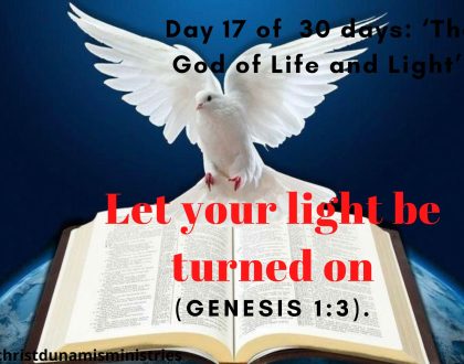 Let your light be turned on