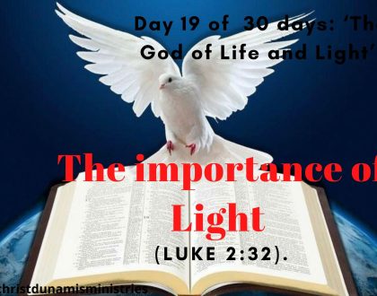 The importance of Light