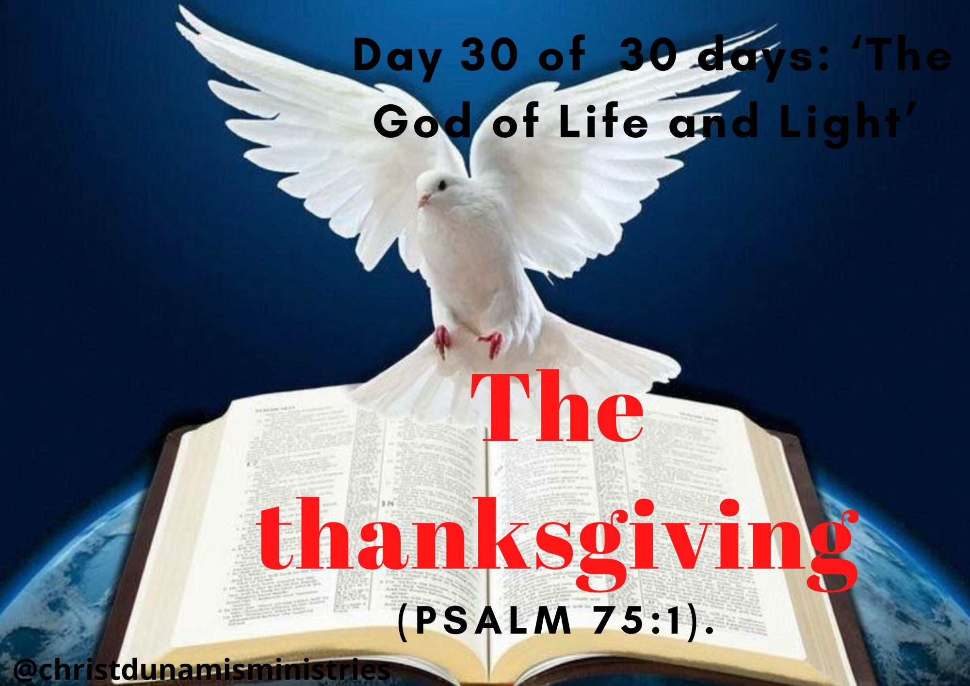 The thanksgiving