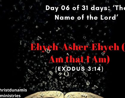 Praying all prayers and supplication in the Spirit.