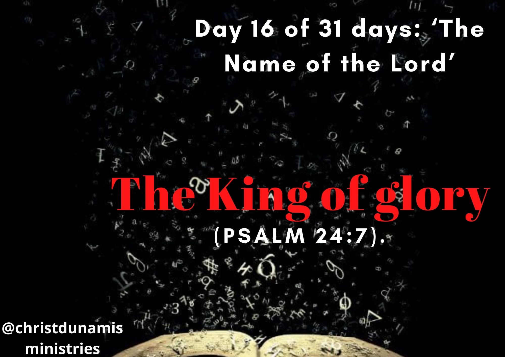 The King of glory