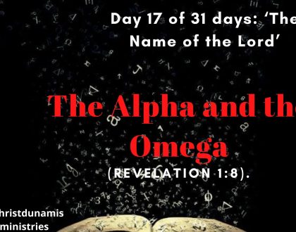 The Alpha and the Omega
