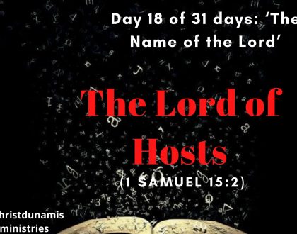 The Lord of Hosts
