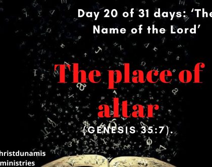 Praying all prayers and supplication in the Spirit.
