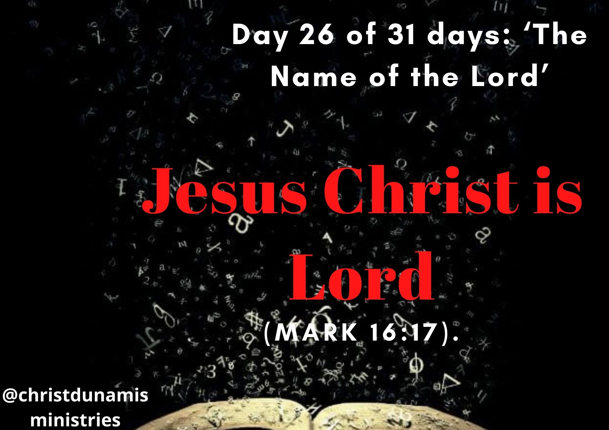 Jesus Christ is Lord