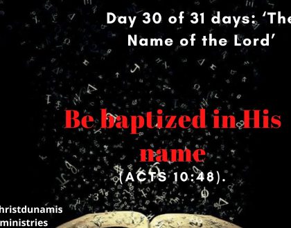 christ dunamis ministries