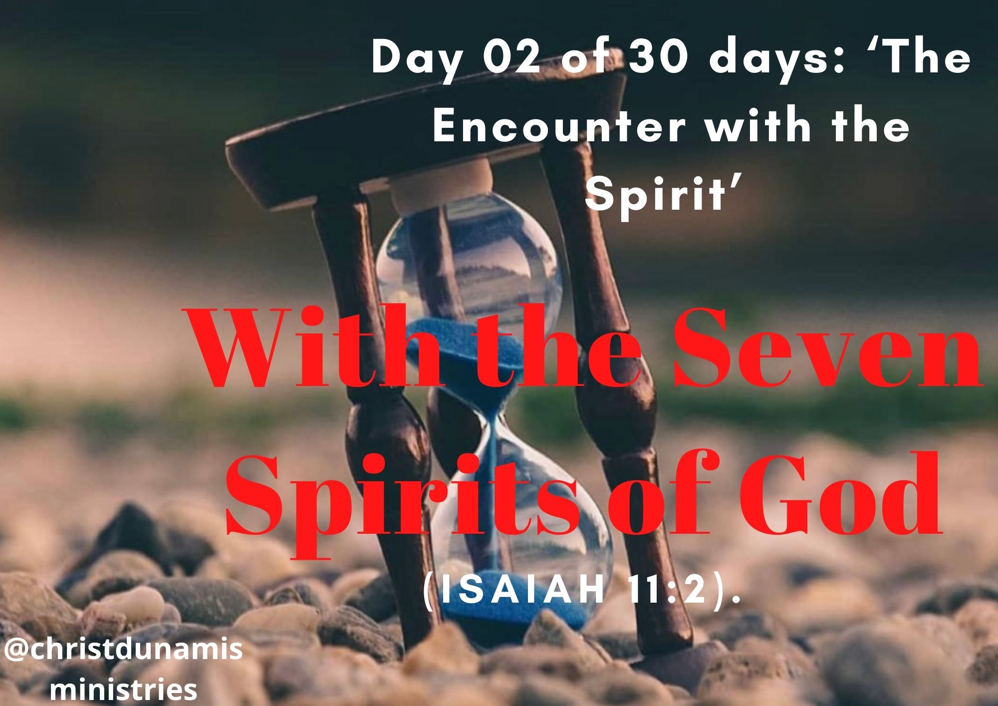 With the Seven Spirits of God