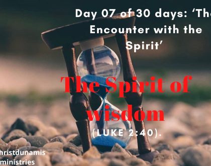 The Spirit of wisdom