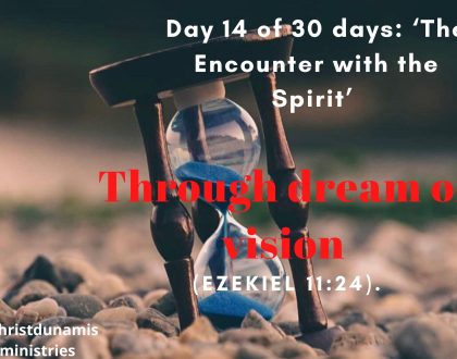 Through dream or vision