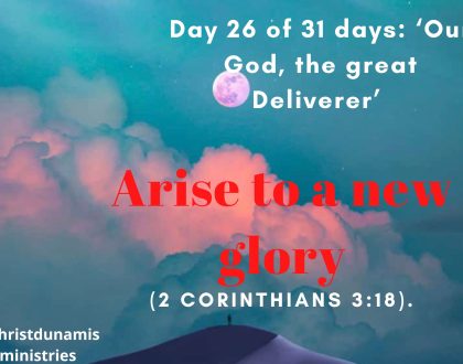 Arise to a new glory