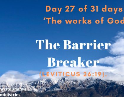 The Barrier Breaker