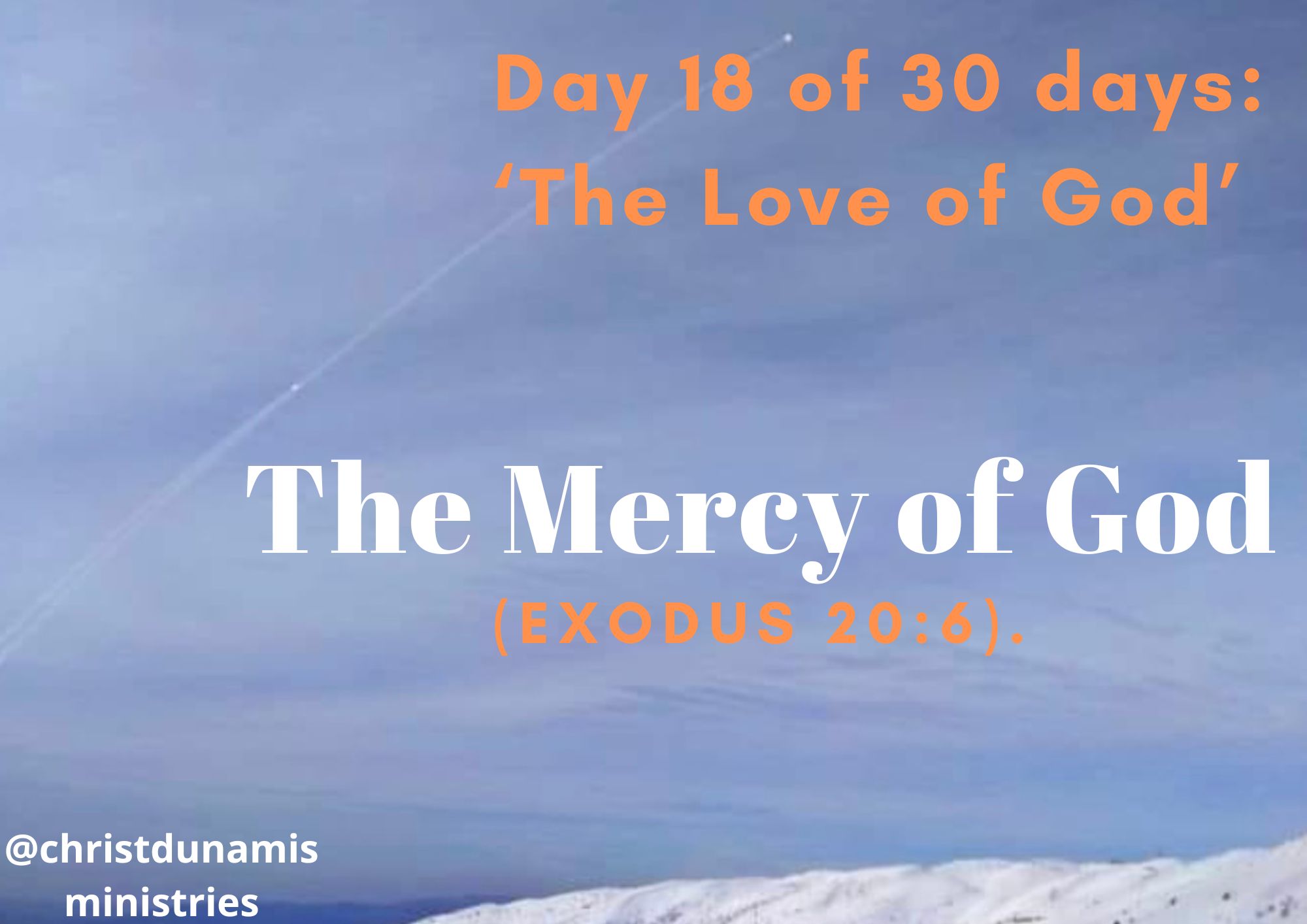 The Mercy of God