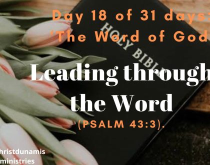 Leading through the Word