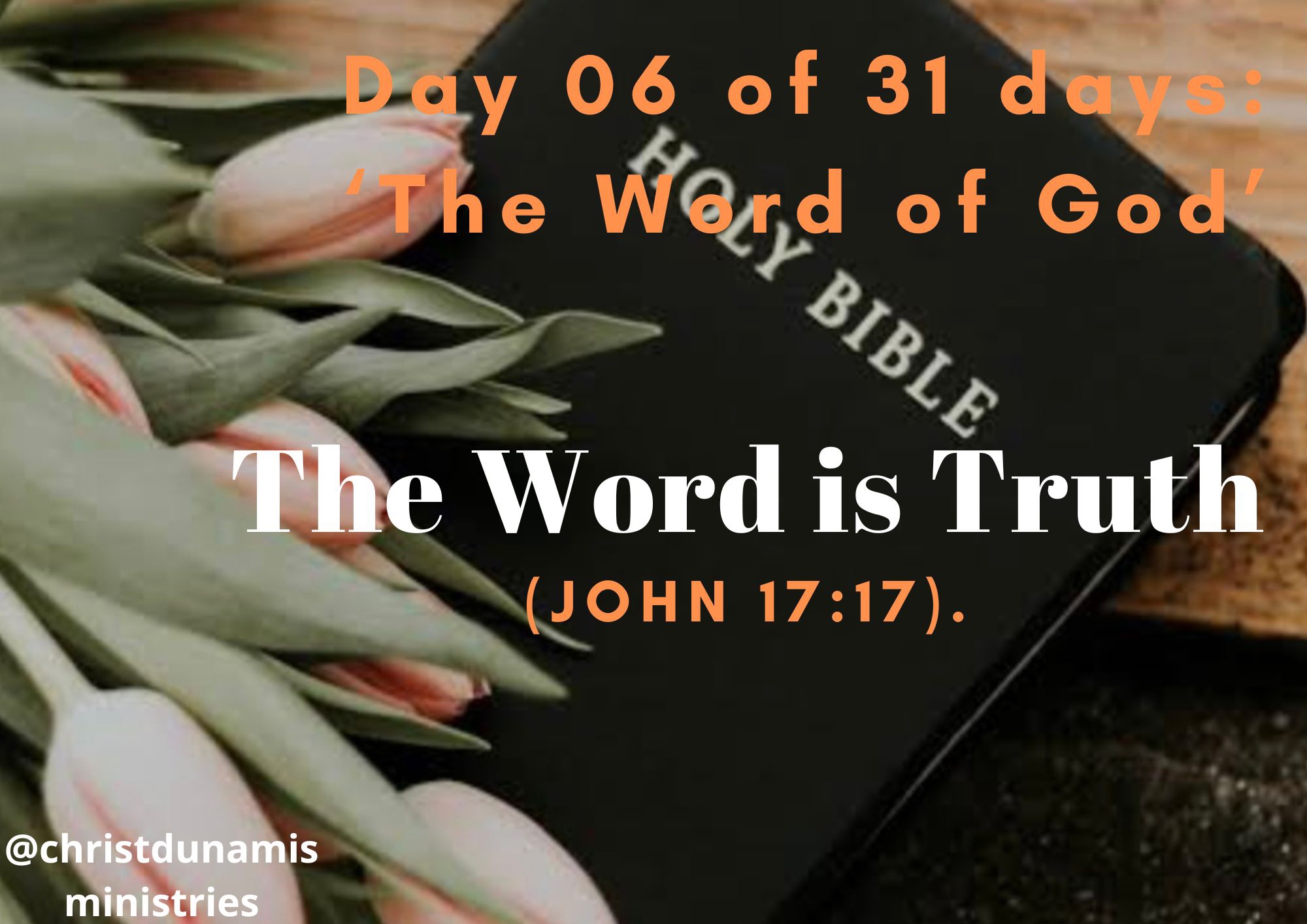 Day 06 of 31 days: ‘The Word of God’ – The Word is Truth