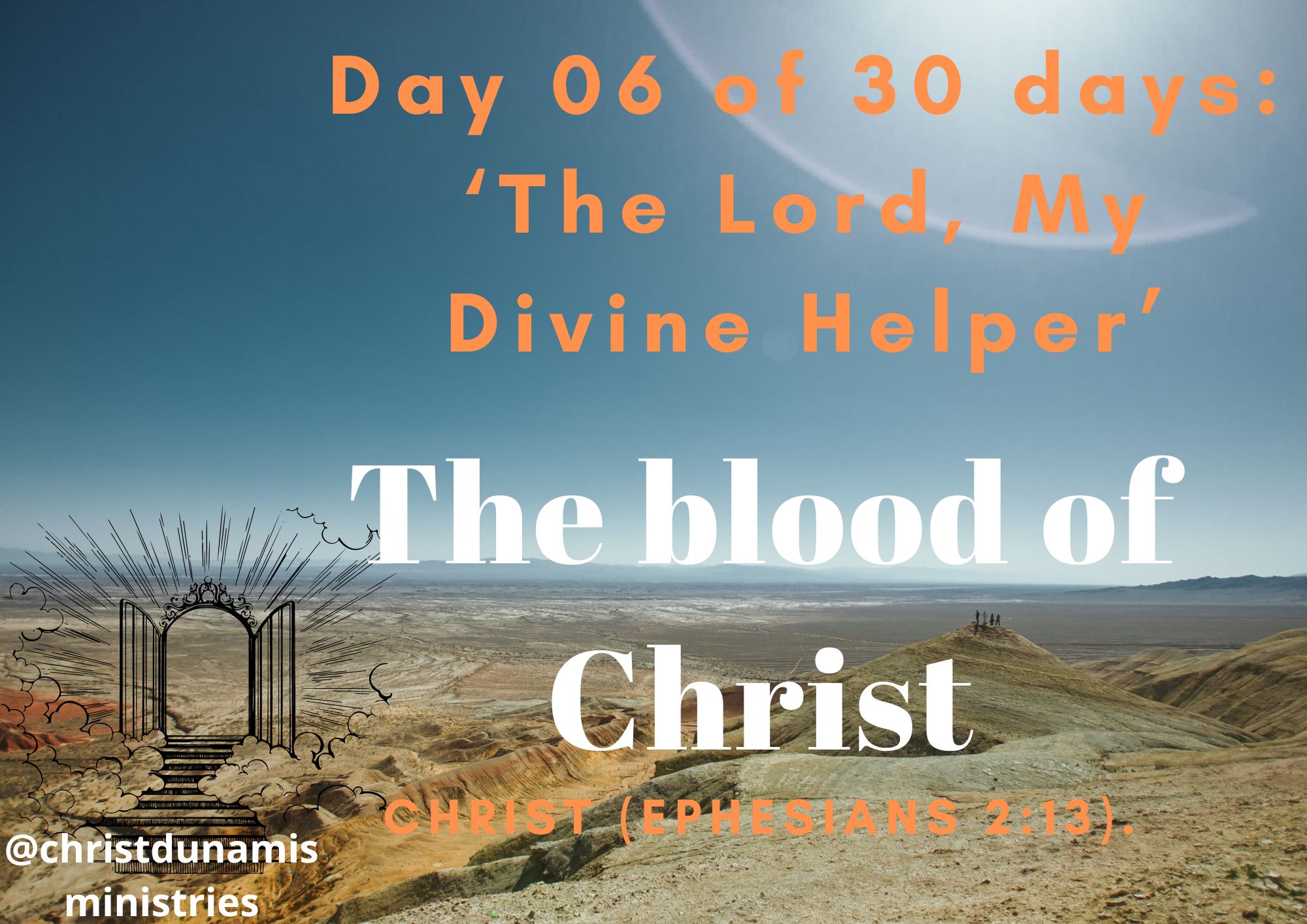 The blood of Christ