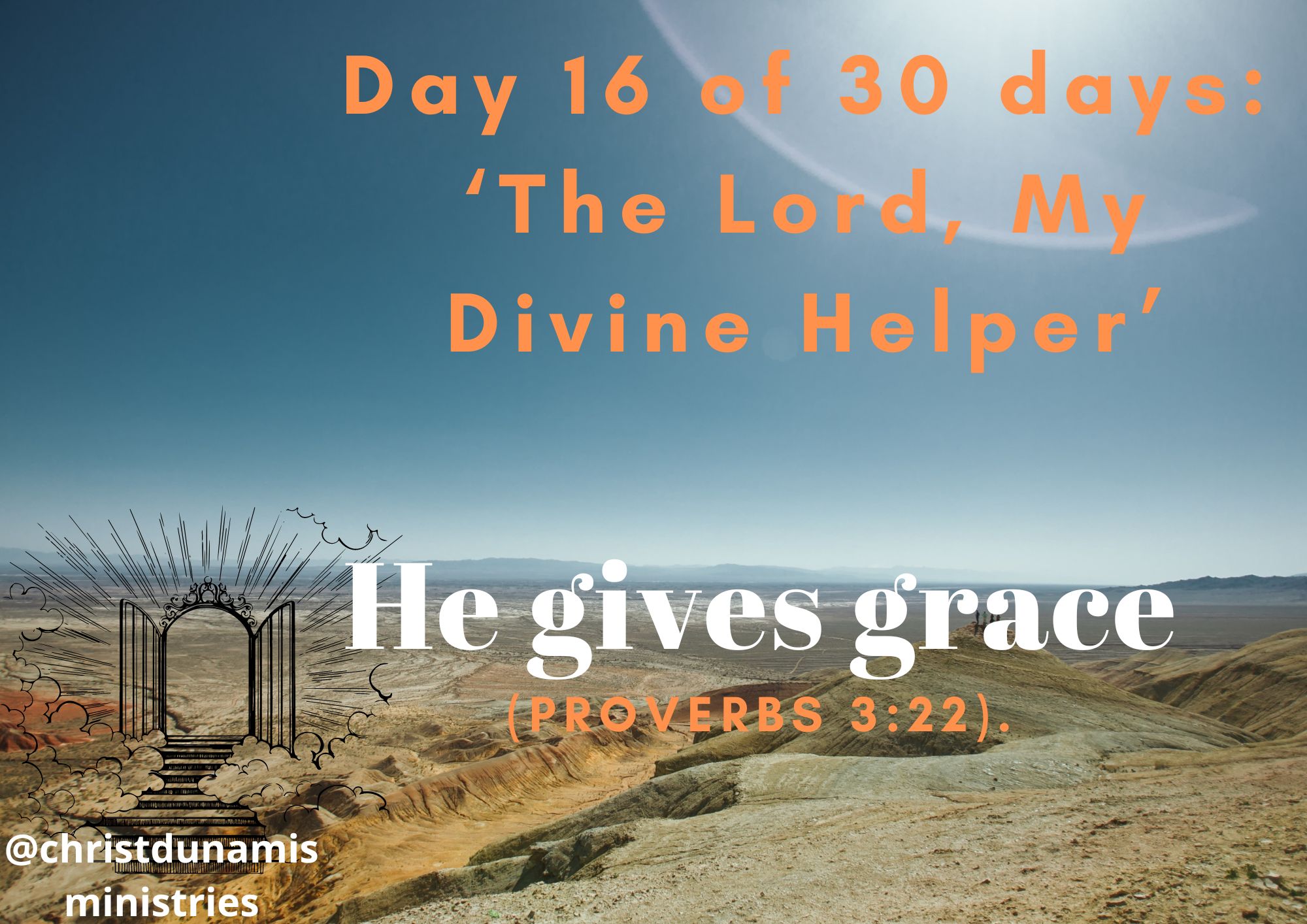 He gives grace