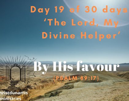 By His favour