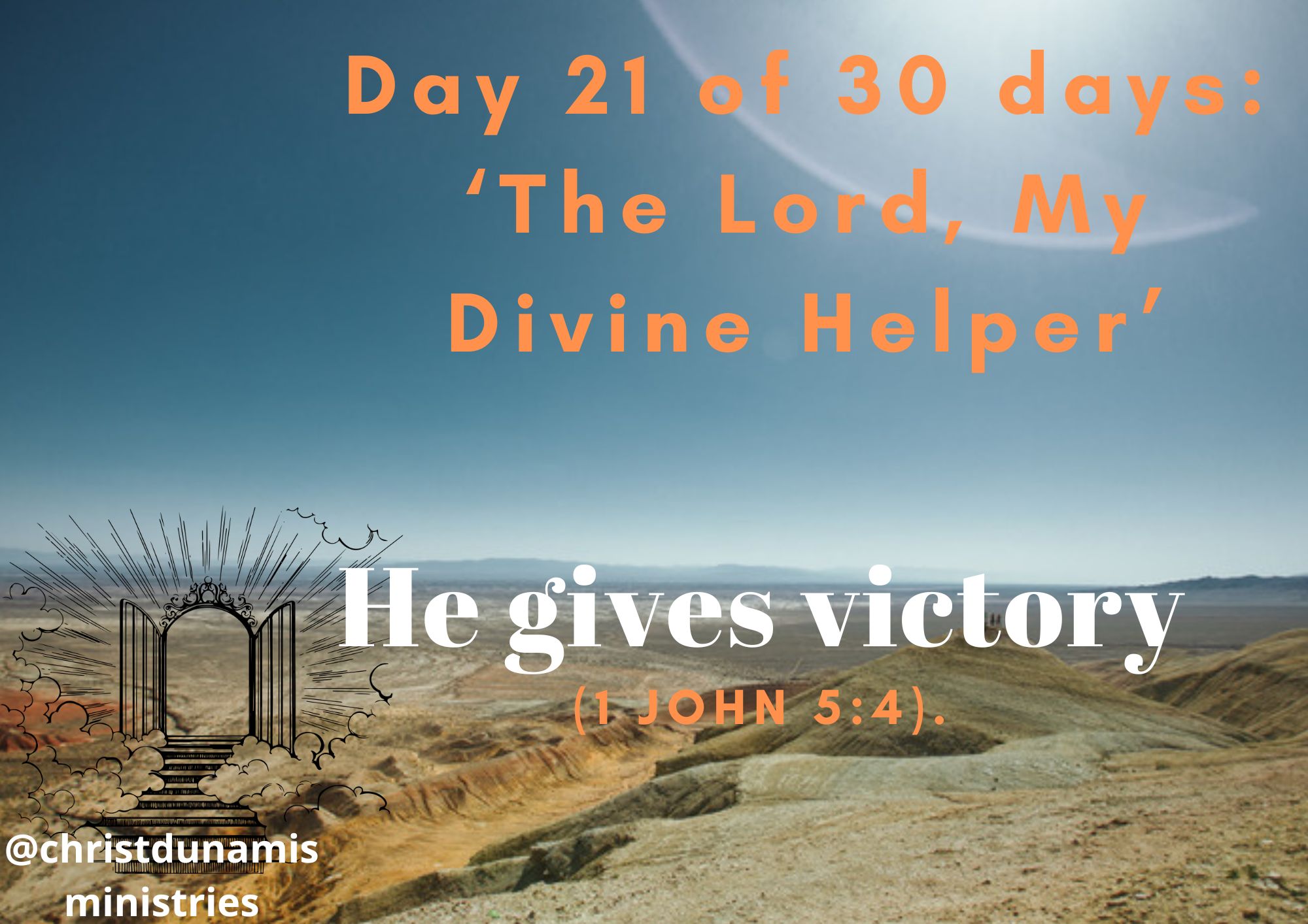 He gives victory