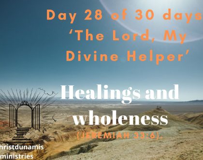 Healings and wholeness
