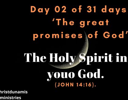 The Holy Spirit in you