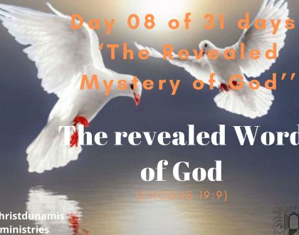 The revealed Word of God