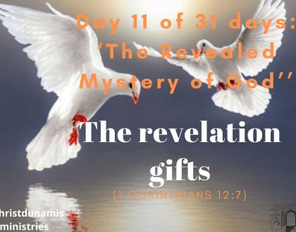 The revelation gifts
