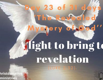 A light to bring to revelation
