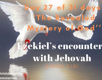 Ezekiel’s encounters with Jehovah