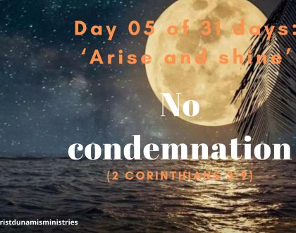 No condemnation