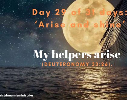 my helpers arise