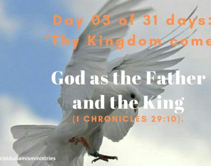 God as the Father and the King