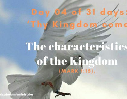 The characteristics of the Kingdom