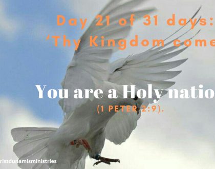 You are a Holy nation