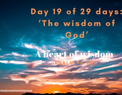 A heart of wisdom