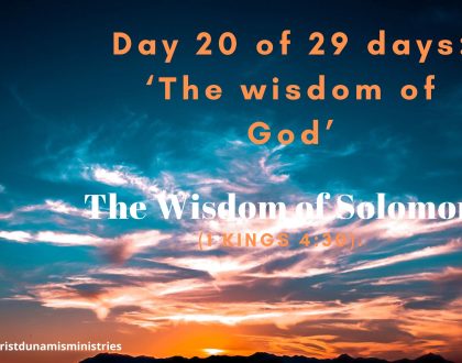 The Wisdom of Solomon