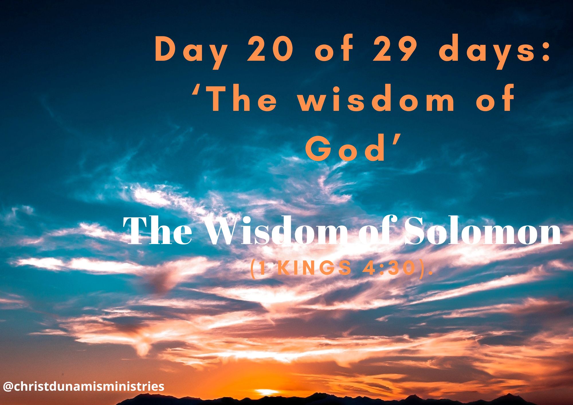 The Wisdom of Solomon