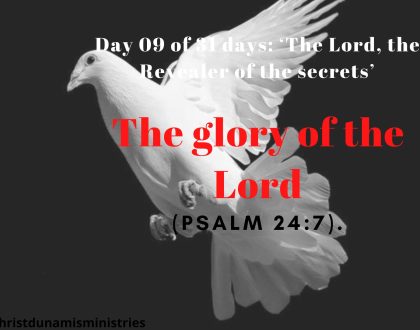 The glory of the Lord