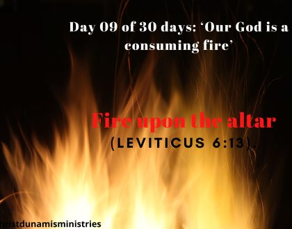 Fire upon the altar