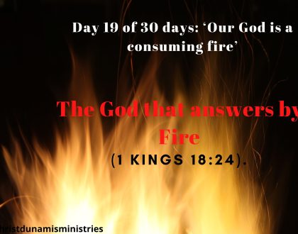 The God that answers by Fire