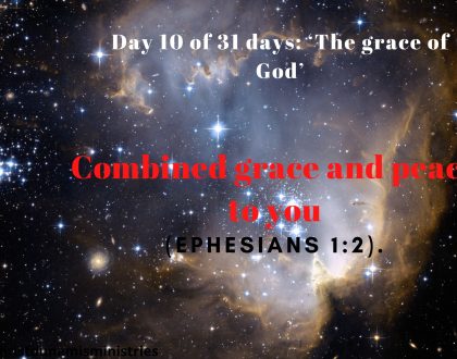 Combined grace and peace to you