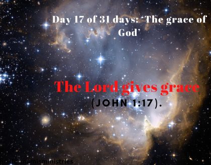 The Lord gives grace
