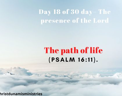 The path of life