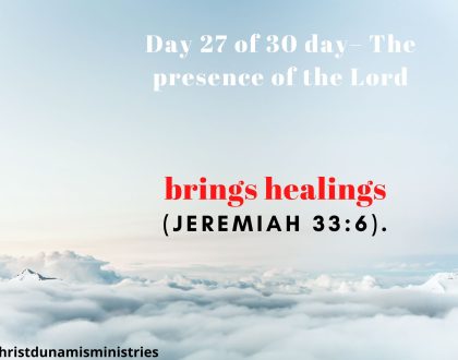 brings healings