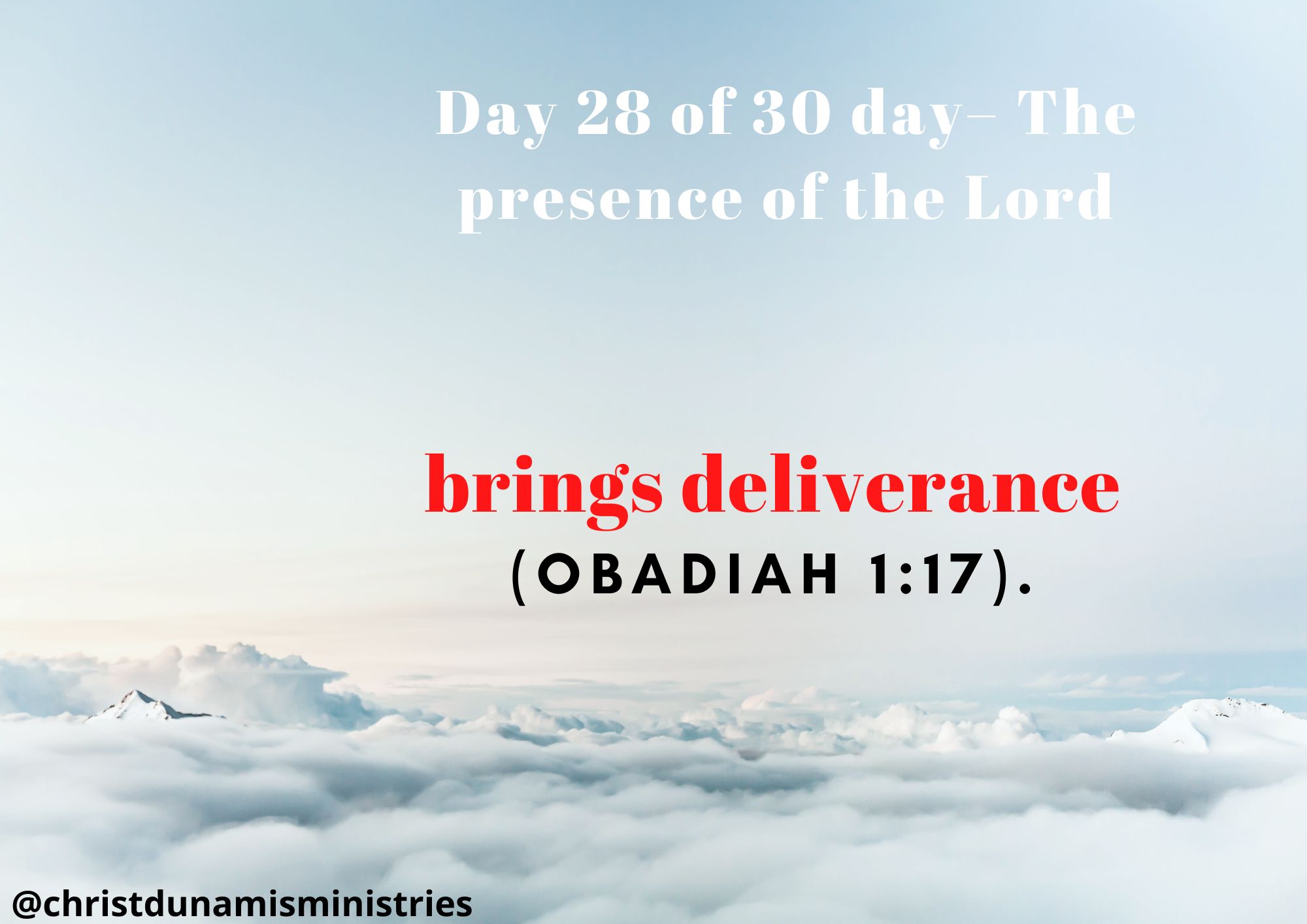 brings deliverance