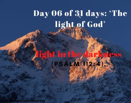 light in the darkness