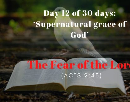 The Fear of the Lord