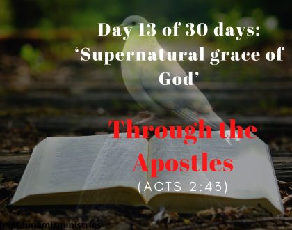 Through the Apostles