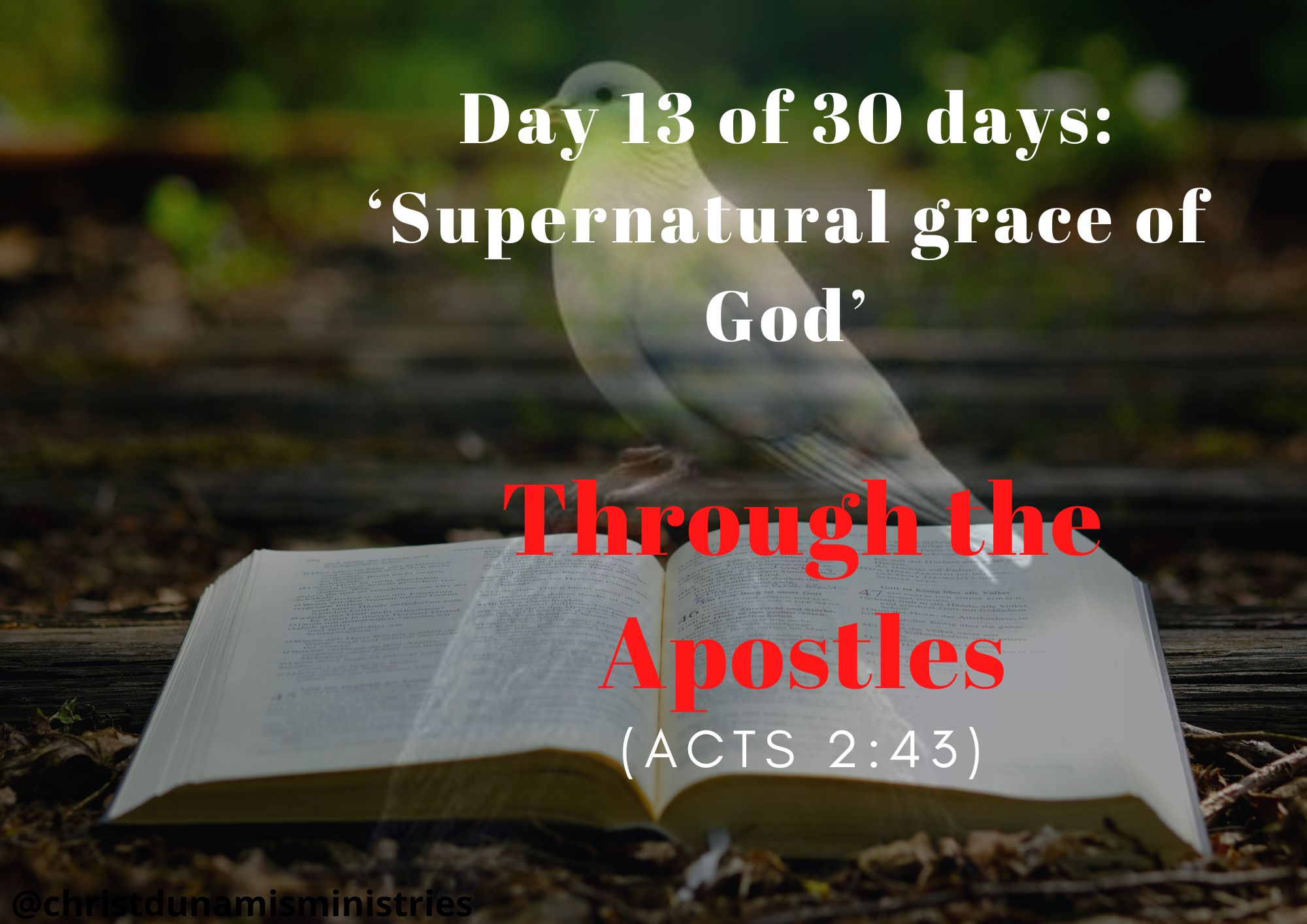 Through the Apostles