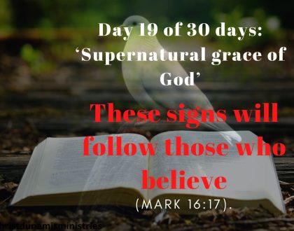 These signs will follow those who believe