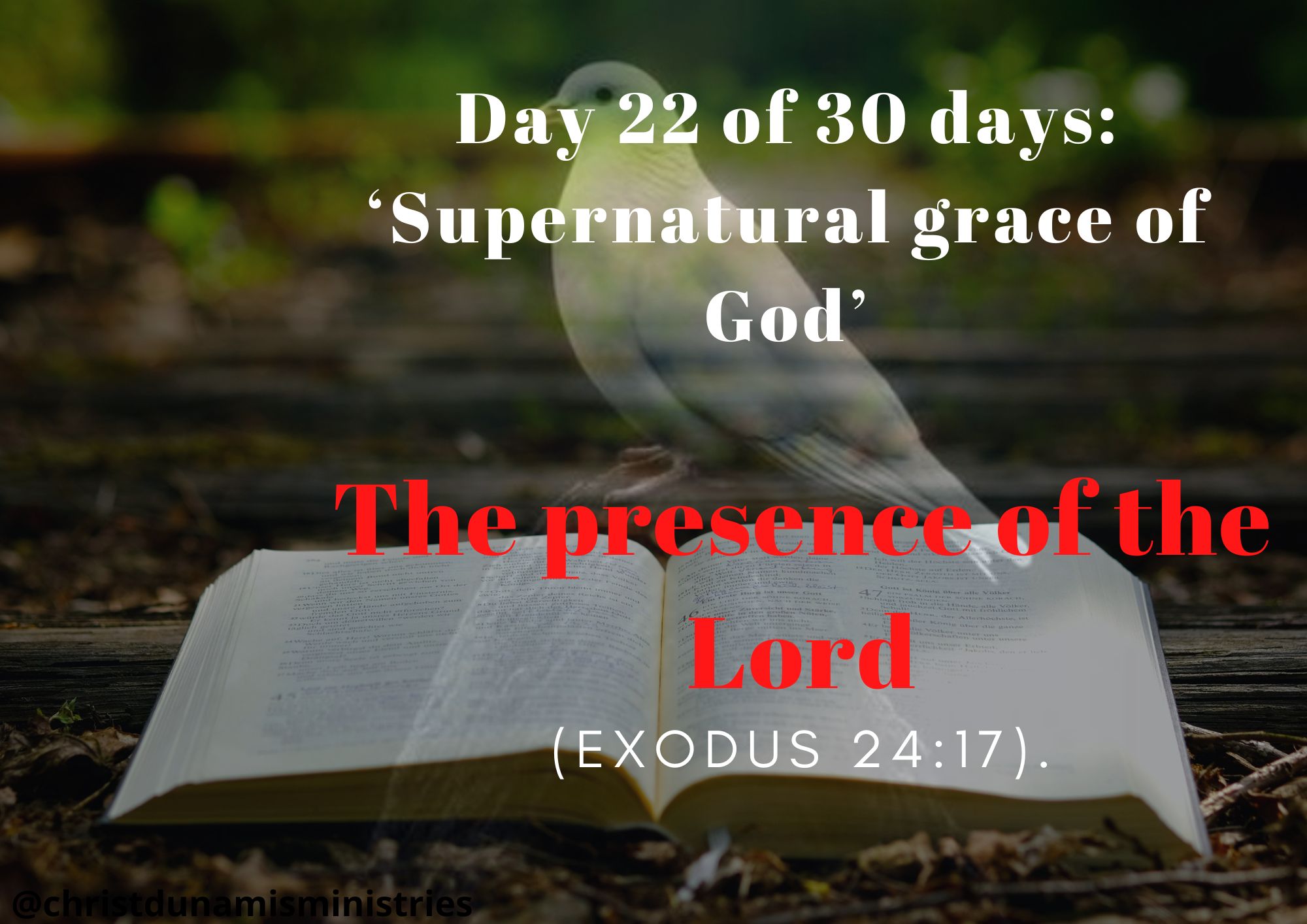 The presence of the Lord